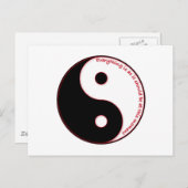 Alles is zoals het op dit moment zou moeten zijn briefkaart (Voorkant / Achterkant)