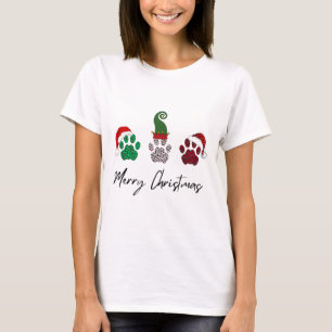 Alles Italiaanse Windhond Vrolijk Kerstpootje P T-shirt