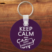 Alles kalm houden en weigeren - alle kleuren sleutelhanger (Voorkant)