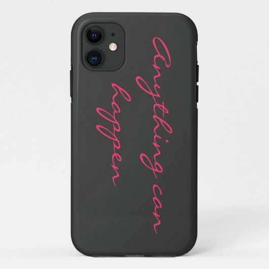 Alles kan gebeuren Case-Mate iPhone case (Achterkant)