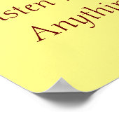 Alles kan gebeuren, kind, alles kan poster (Hoek)