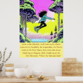 Alles kan gebeuren, kind, alles kan poster (Keuken)