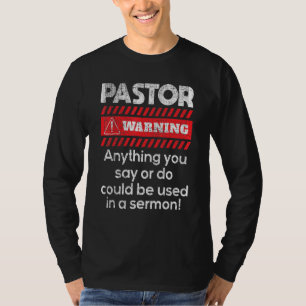 Alles kan in een predikant van de predikant van de t-shirt