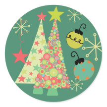 Alles Kerst Ronde Sticker