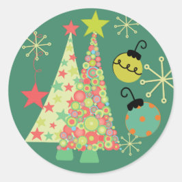 Alles Kerst Ronde Sticker