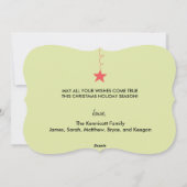 Alles kerstfeestdag feestdagenkaart (Achterkant)