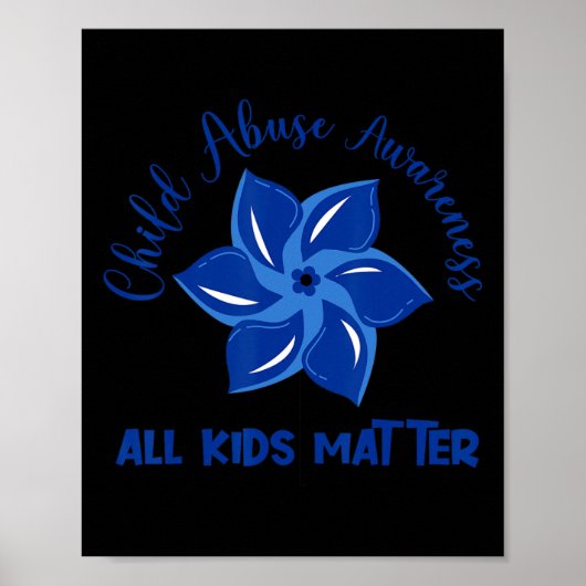 Alles Kids Probleemkind Mishandeling Bewustzijn Pi Poster (Voorkant)