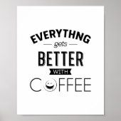 Alles komt beter met koffie, prijsopgave poster (Voorkant)