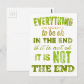 Alles komt goed. briefkaart (Voorkant / Achterkant)