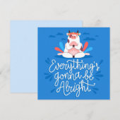 Alles komt goed feestdagenkaart (Voorkant / Achterkant)