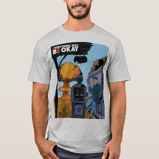 Alles komt goed grijs t-shirt (Voorkant)