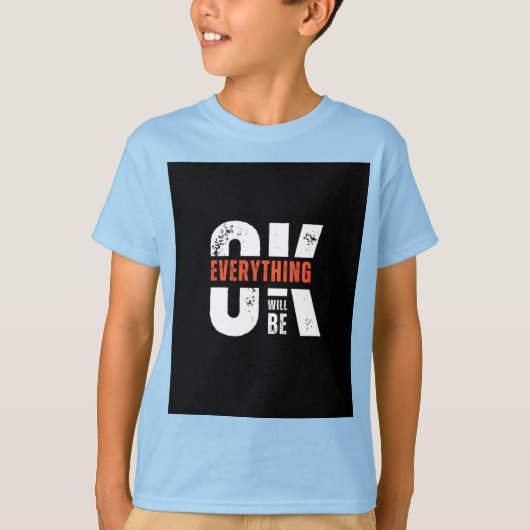 Alles komt goed kids T-Shirt (Voorkant)