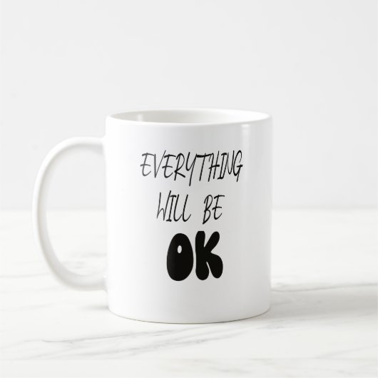 Alles komt goed koffiemok (Links)