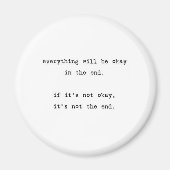 Alles komt goed magneet (Voorkant)