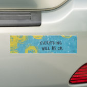 Alles komt goed met Bumpersticker (Op auto)