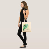 Alles komt goed met canvas tas. tote bag (Voorkant (model))