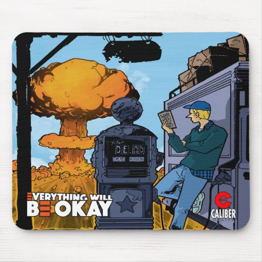 Alles komt goed met het titelmuisblok muismat (Voorkant)