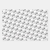 Alles komt goed met papierpakjes ompakken inpakpapier vel (Voorkant)