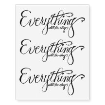 Alles komt goed met tijdelijk Tattoo