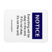 Alles komt goed op de hoogte. magneet (Horizontaal)