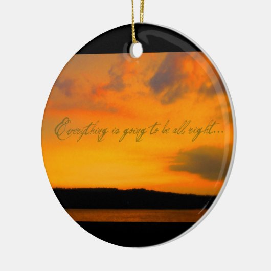 "Alles komt goed" ornament (Links)