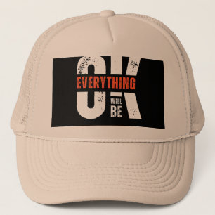 Alles komt goed Pet Motiverende Trucker cap