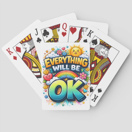 Alles komt goed pokerkaarten (Achterkant)