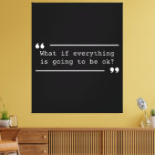 Alles komt goed positieve quote canvas afdruk (Insitu (Woonkamer))
