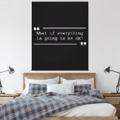 Alles komt goed positieve quote canvas afdruk (Insitu (Slaapkamer))