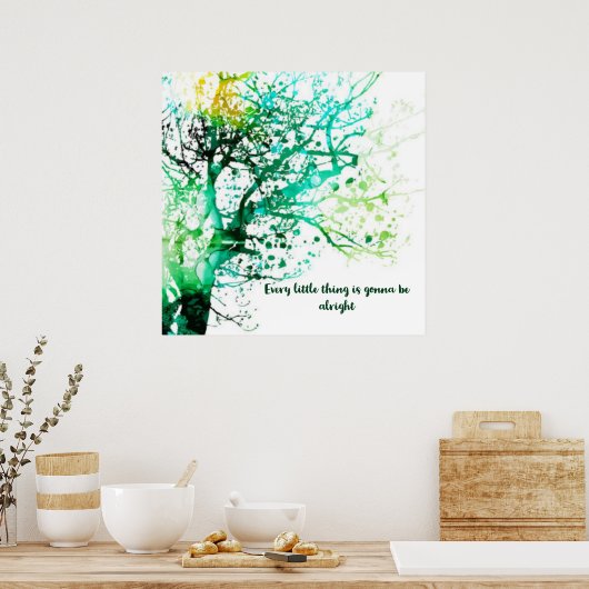 Alles komt goed.... poster (Keuken)