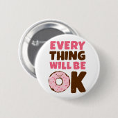 Alles komt goed ronde button 5,7 cm (Voorkant /achterkant)