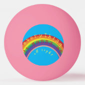 "Alles komt goed", roze Pingpongbal (Voorkant)