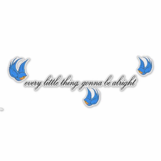 Alles komt goed, sticker (Voorkant)