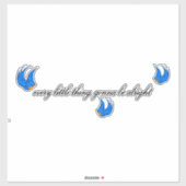 Alles komt goed, sticker (Vel)