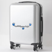 Alles komt goed, sticker (Koffer)