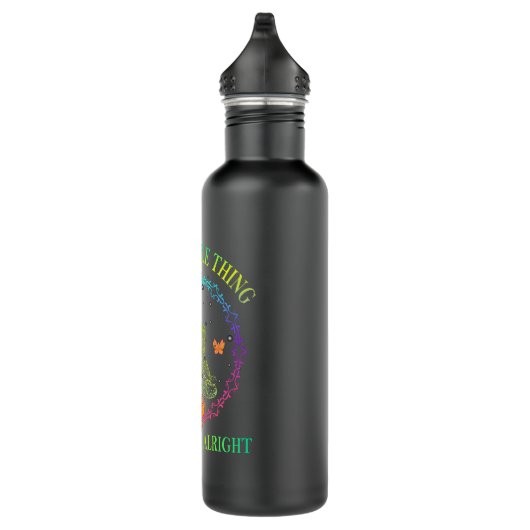 Alles komt goed waterfles  (Rechts)