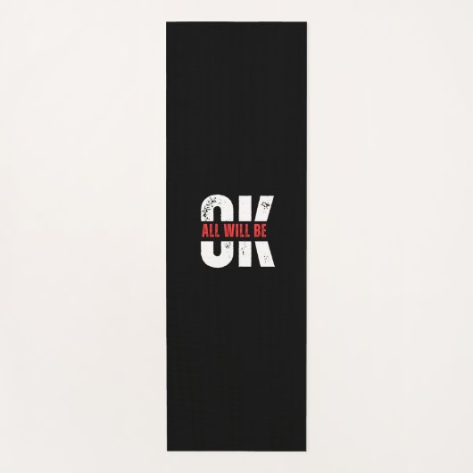 Alles komt goed yogamat (Voorkant)