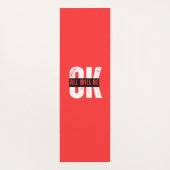 Alles komt goed yogamat (Achterkant)