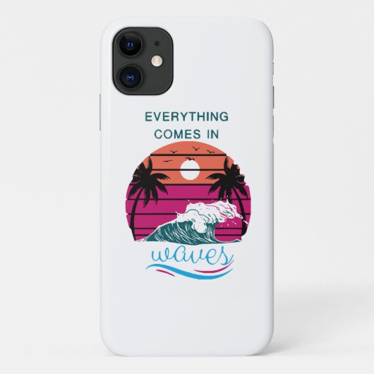 Alles komt in golven Case-Mate iPhone case (Achterkant)