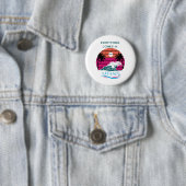 Alles komt in golven ronde button 5,7 cm (In situ)