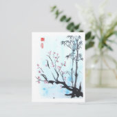 Alles komt in orde met Bamboe en Plum Briefkaart (Staand voorkant)