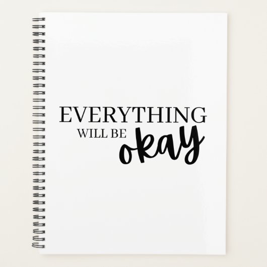 Alles komt in orde. planner (Voorkant)