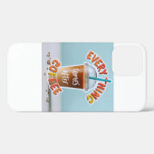 Alles komt na de koffie Case-Mate iPhone case (Achterkant (horizontaal))