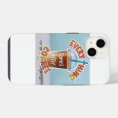 Alles komt na de koffie iPhone hoesje (Achterkant horizontaal)