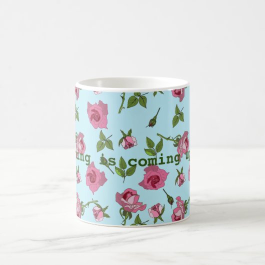 Alles komt op roos Mok (Center)