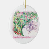 Alles komt op Rosie-versiering Keramisch Ornament (Rechts)