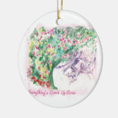 Alles komt op Rosie-versiering Keramisch Ornament (Links)
