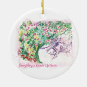 Alles komt op Rosie-versiering Keramisch Ornament (Achterkant)