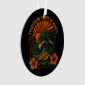 Alles komt terug in de golven ornament (voorkant)