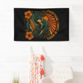 Alles komt terug in de golven spandoek (Insitu)